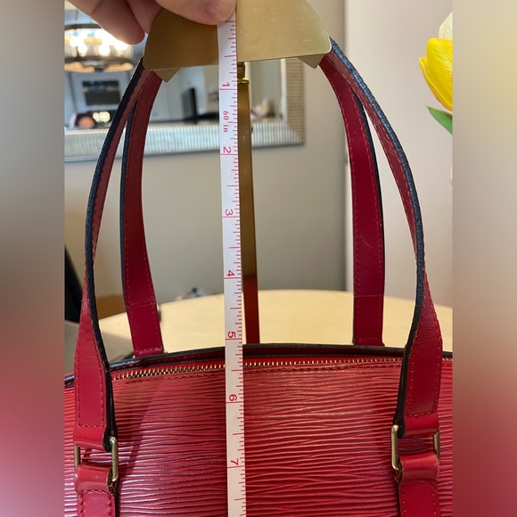 Louis Vuitton red EPI leather Soufflot - Picture 11 of 14